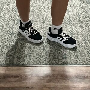 Adidas Black and White Sneakers